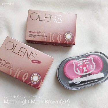 Moodnight 1Month/OLENS/カラーコンタクトレンズを使ったクチコミ（2枚目）