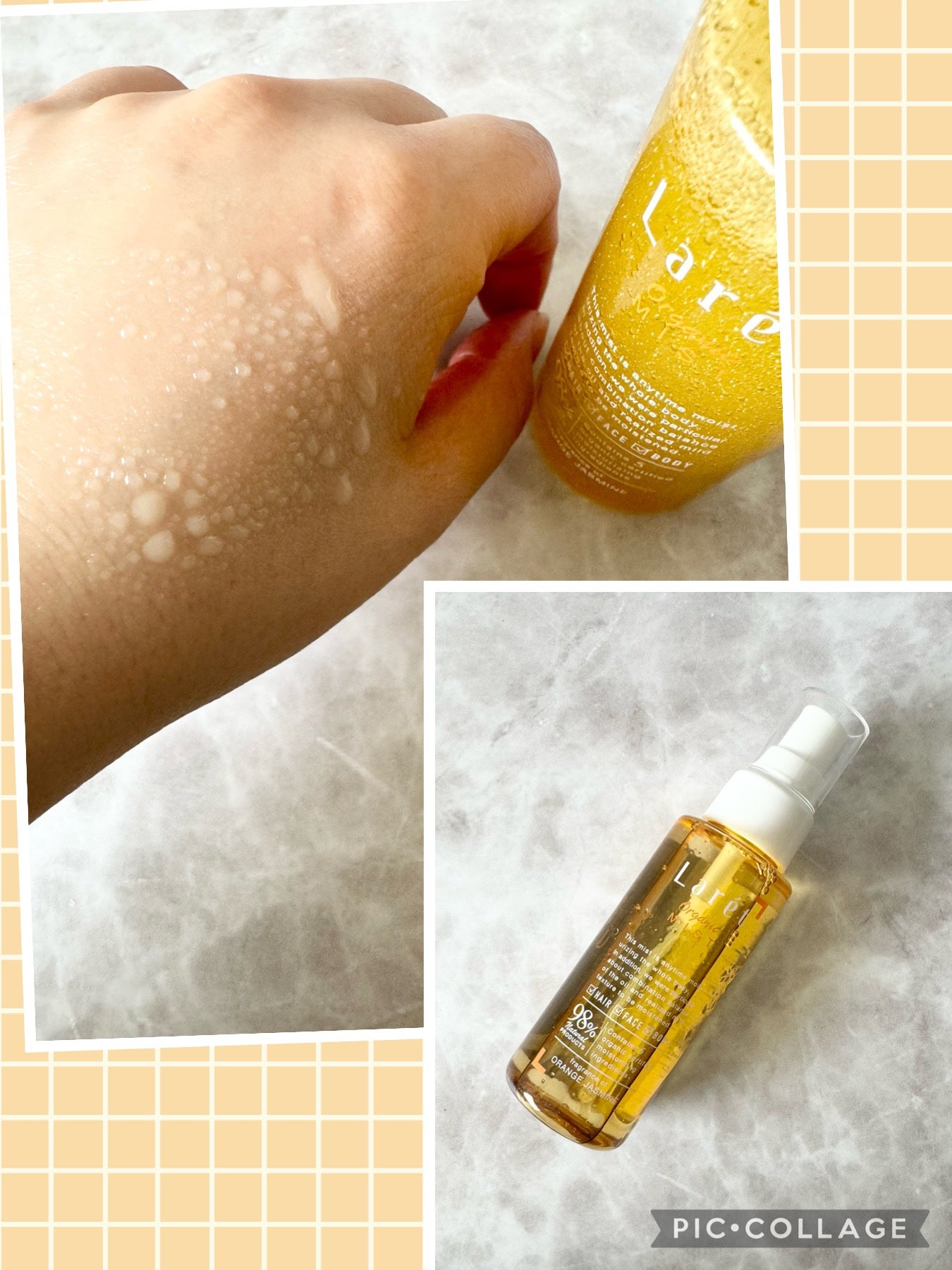 オーガニックミスト/Laret/ミスト状化粧水を使ったクチコミ(4枚目)