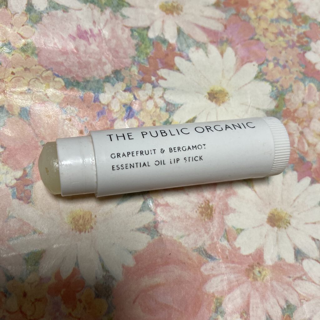 オーガニック認証 精油リップスティック スーパーポジティブ ライズ/THE PUBLIC ORGANIC/リップクリームを使ったクチコミ（2枚目）