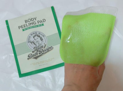 ボディピーリングパッド/Mom’s Bath Recipe/ピーリングを使ったクチコミ(5枚目)