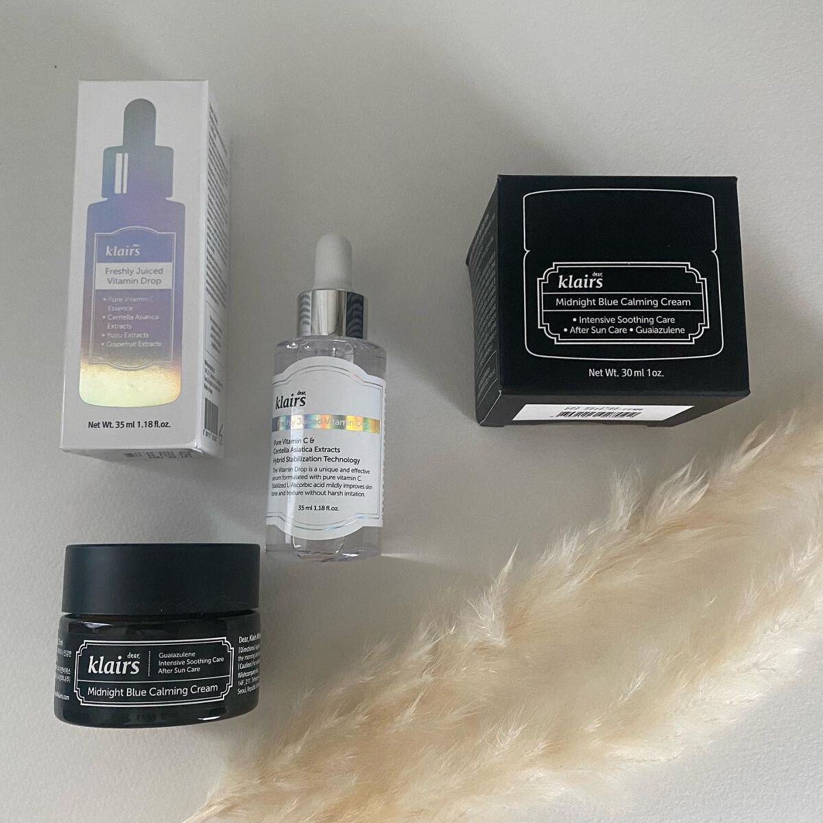 ミッドナイトブルーカーミングクリーム/Klairs/フェイスクリームを使ったクチコミ(1枚目)