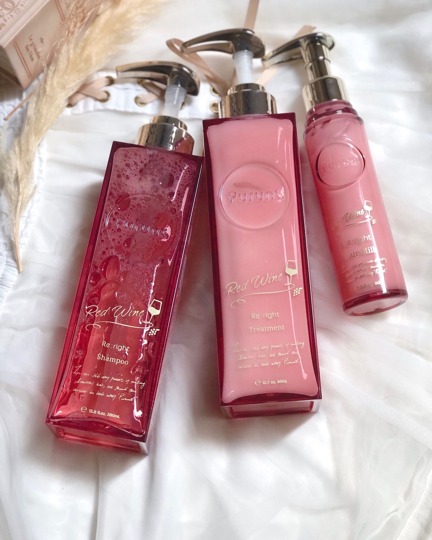 プルント リライトペアセット レッドワイン/Purunt./市販シャンプーを使ったクチコミ(8枚目)