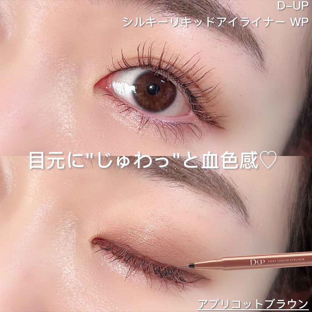 シルキーリキッドアイライナーWP/D-UP/リキッドアイライナーを使ったクチコミ(5枚目)