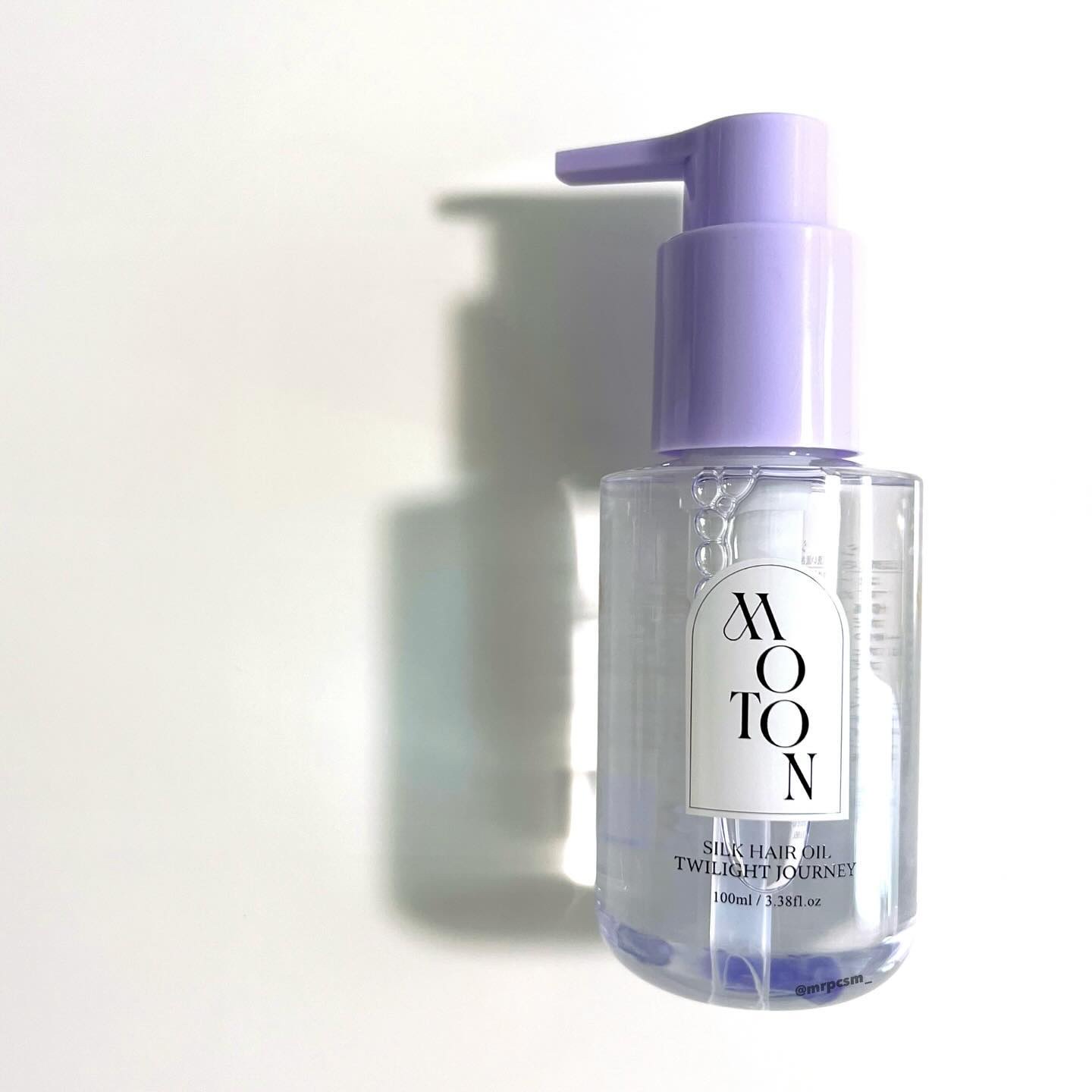 MOTON シルクヘアオイル トワイライトジャーニー/MOTON/ヘアオイルを使ったクチコミ（1枚目）