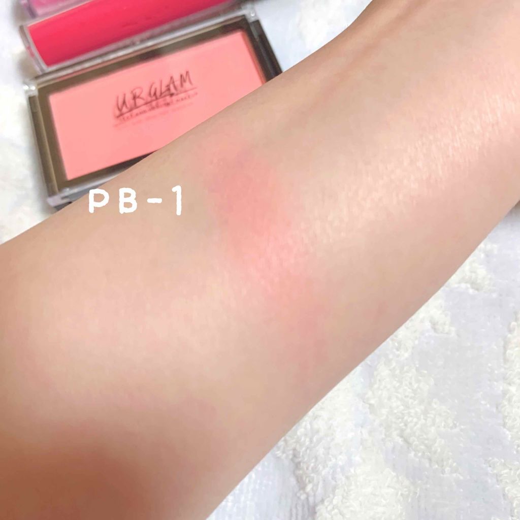 UR GLAM　DAILY CHEEK BLUSH/U R GLAM/パウダーチークを使ったクチコミ（2枚目）
