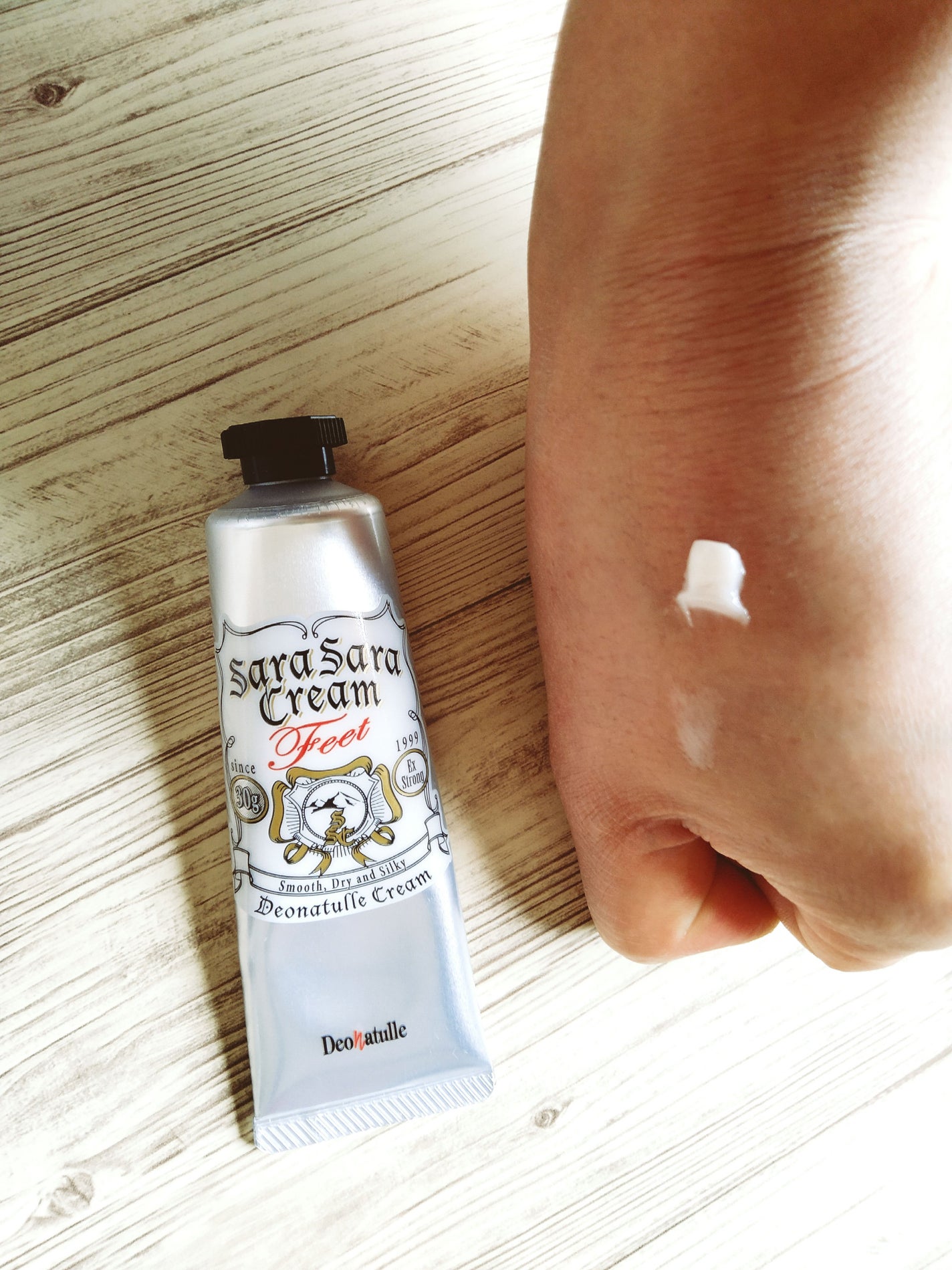 薬用足指さらさらクリーム/デオナチュレ/デオドラント・制汗剤を使ったクチコミ(5枚目)