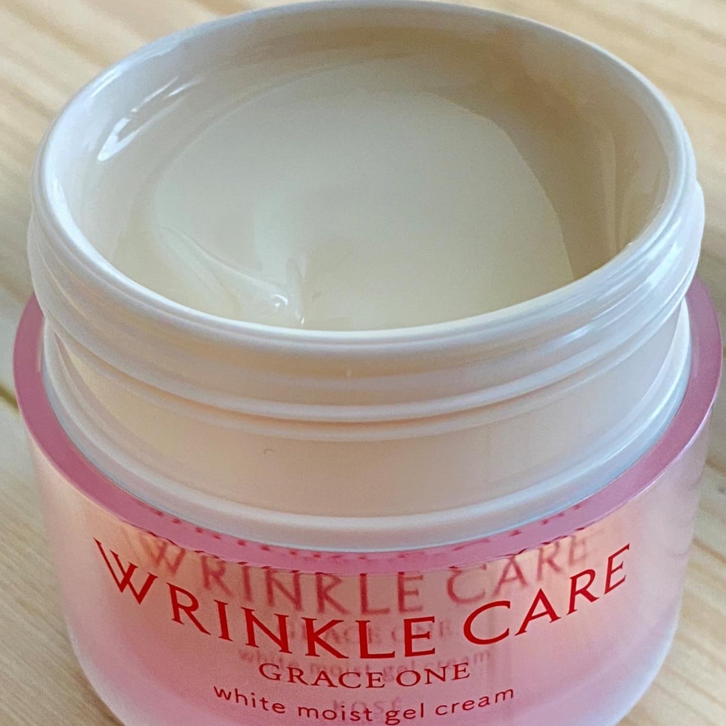 リンクルケア ホワイト モイストジェルクリーム/グレイスワン/オールインワン化粧品を使ったクチコミ(3枚目)