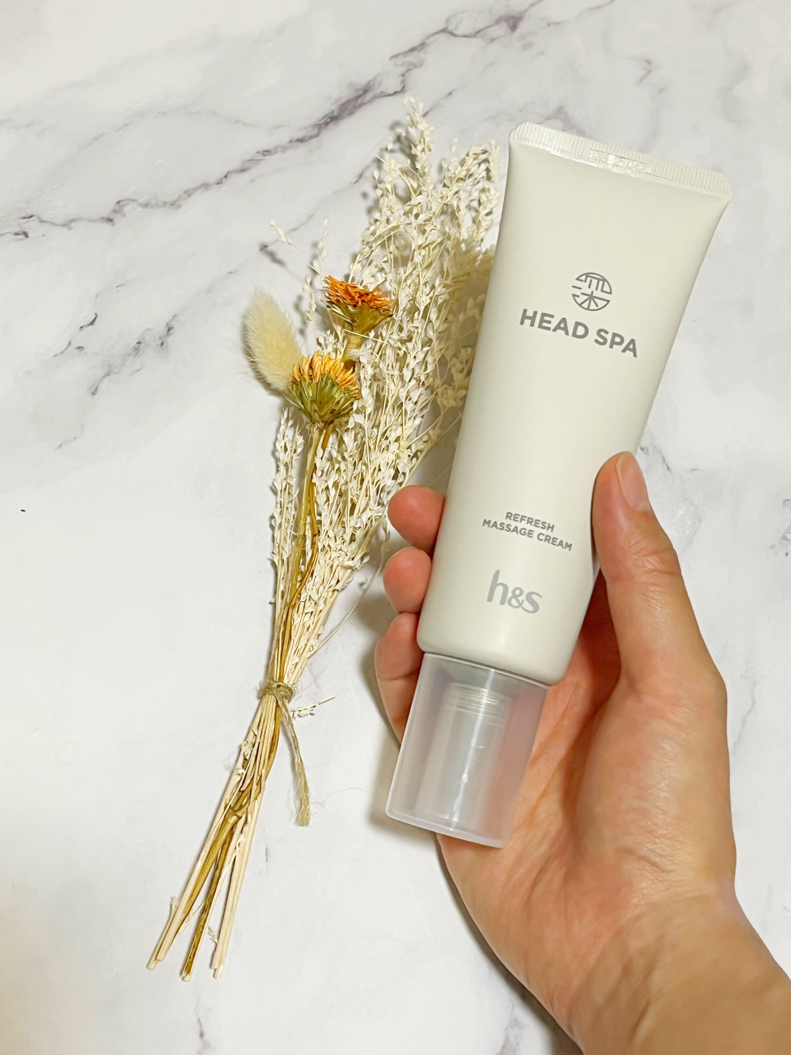 リフレッシュ マッサージクリーム/h&s/洗い流すヘアトリートメントを使ったクチコミ（1枚目）