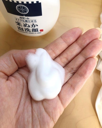 江戸こすめ メイクも落とせる米ぬか泡洗顔/ロゼット/泡洗顔を使ったクチコミ(2枚目)
