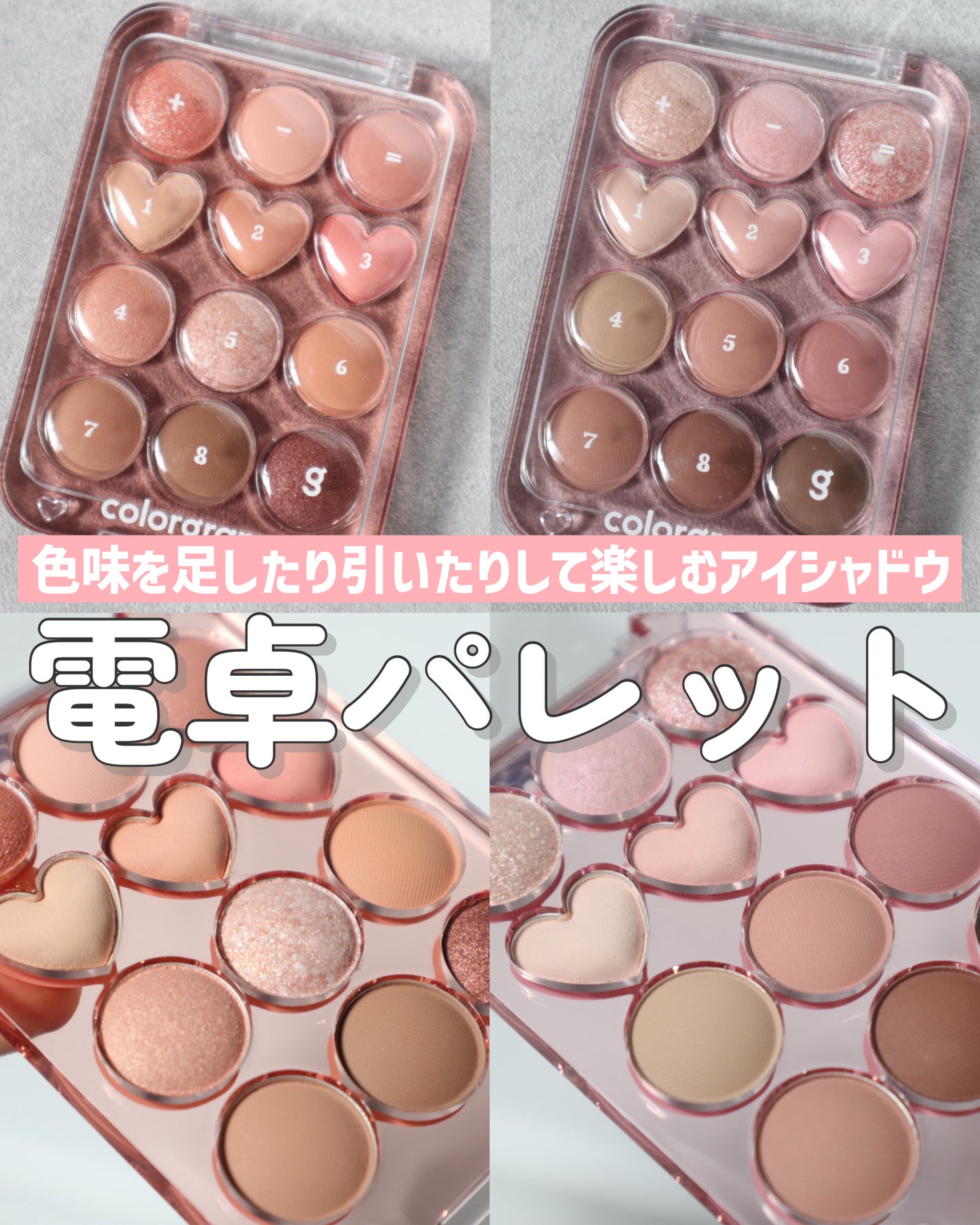 目元チュートリアルアイパレット/Colorgram/アイシャドウパレットを使ったクチコミ(1枚目)