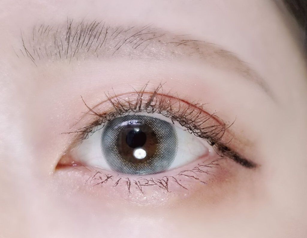 LIL MOON 1day ラスティグレー/LILMOON/ワンデー（１DAY）カラコンを使ったクチコミ（1枚目）