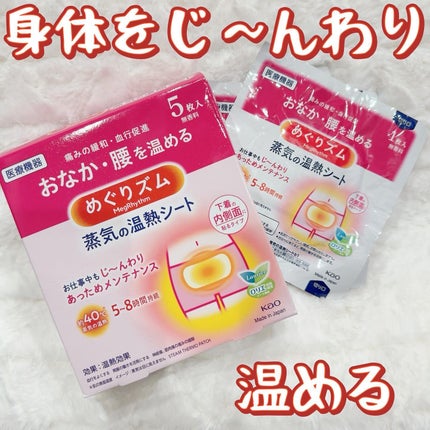 蒸気の温熱シート 下着の内側面に貼るタイプ/めぐりズム/その他を使ったクチコミ(1枚目)