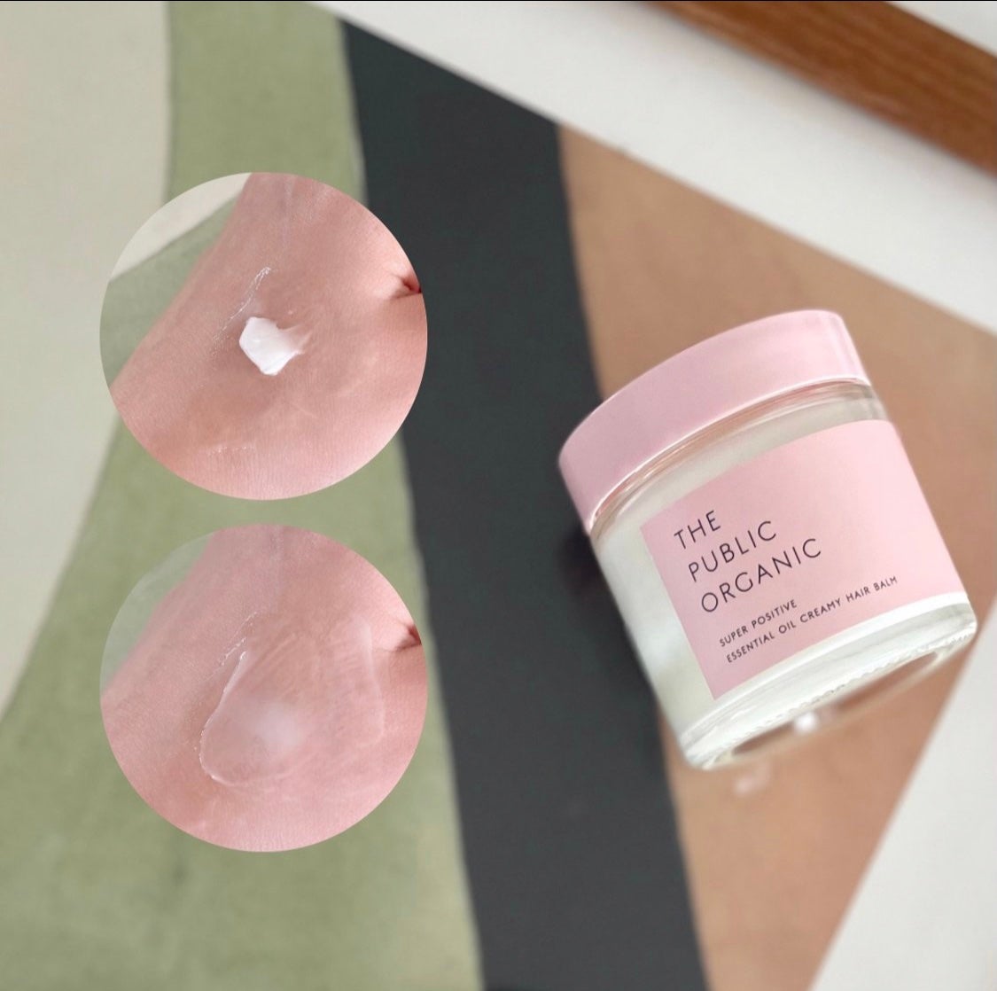 スーパーポジティブヘアバーム/THE PUBLIC ORGANIC/ヘアバームを使ったクチコミ(2枚目)