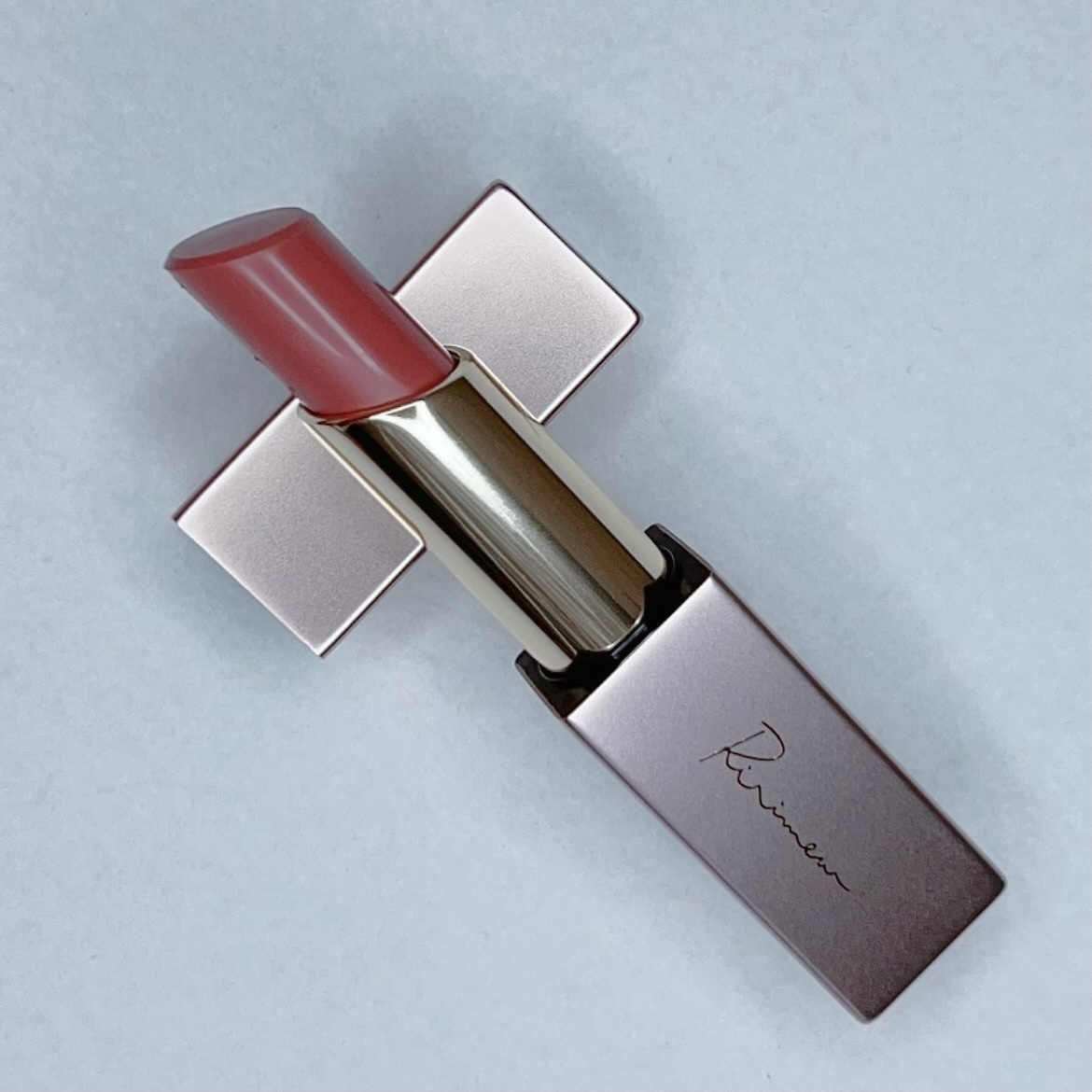 リリミュウ バタールージュ/Ririmew/口紅を使ったクチコミ（3枚目）