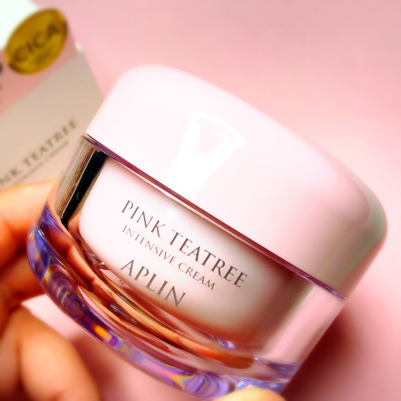 ピンクティーツリークリーム/APLIN/フェイスクリームを使ったクチコミ(7枚目)