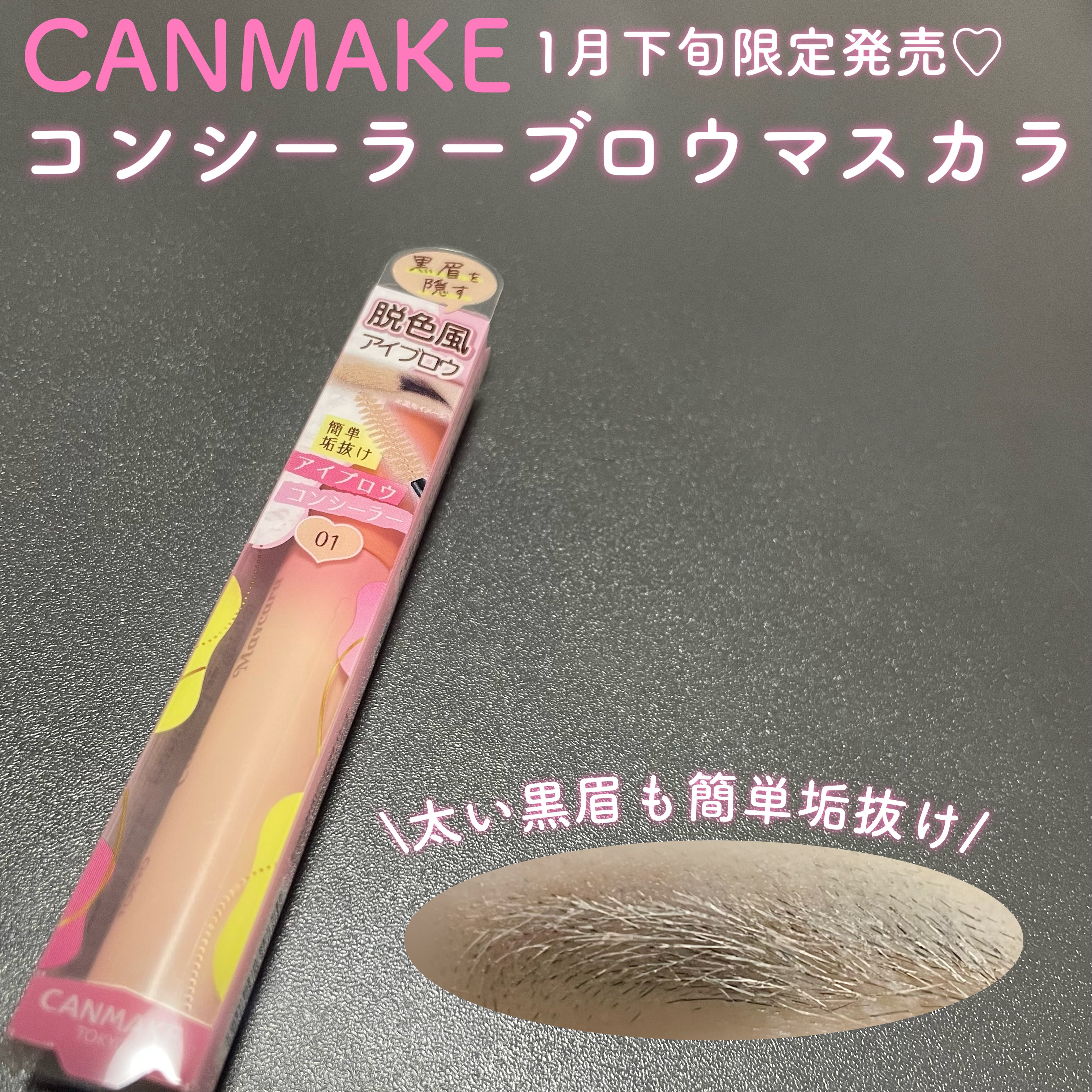 コンシーラーブロウマスカラ/キャンメイク/その他アイブロウを使ったクチコミ（1枚目）