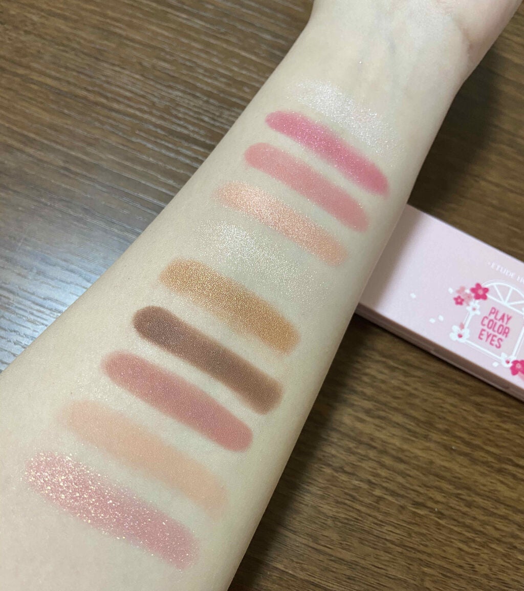 プレイカラー アイシャドウ/ETUDE/アイシャドウパレットを使ったクチコミ(4枚目)