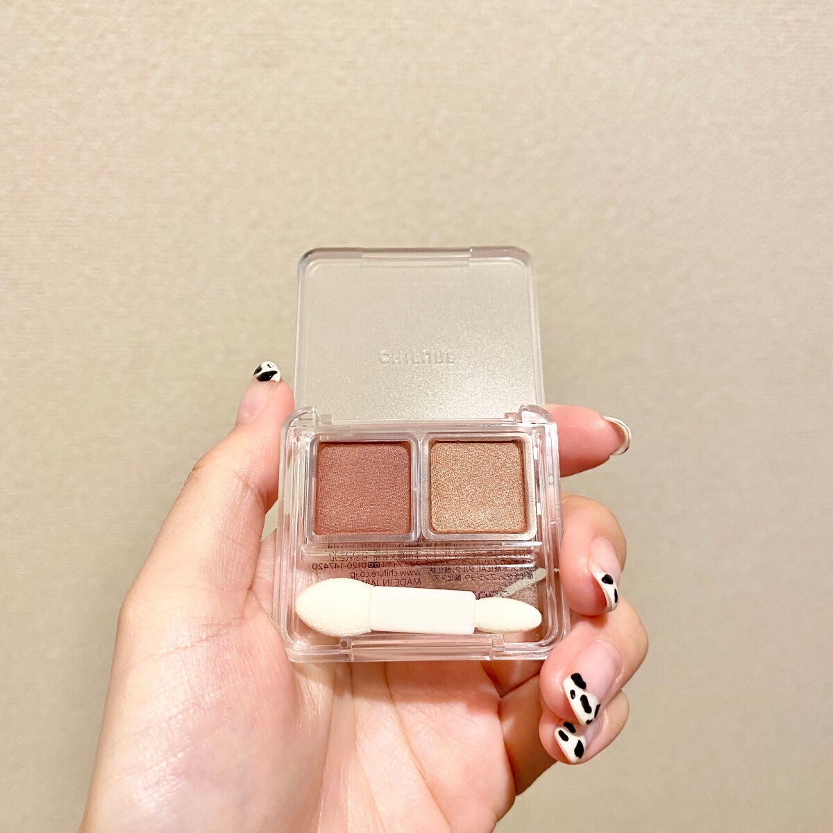 ツイン カラー アイシャドウ/ちふれ/アイシャドウパレットを使ったクチコミ(2枚目)