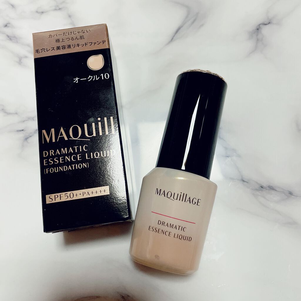 ドラマティックエッセンスリキッド/マキアージュ/リキッドファンデーションを使ったクチコミ（2枚目）