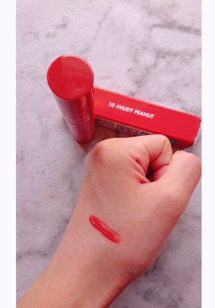 ジューシーラスティングティント/rom&nd/リップティントを使ったクチコミ(2枚目)