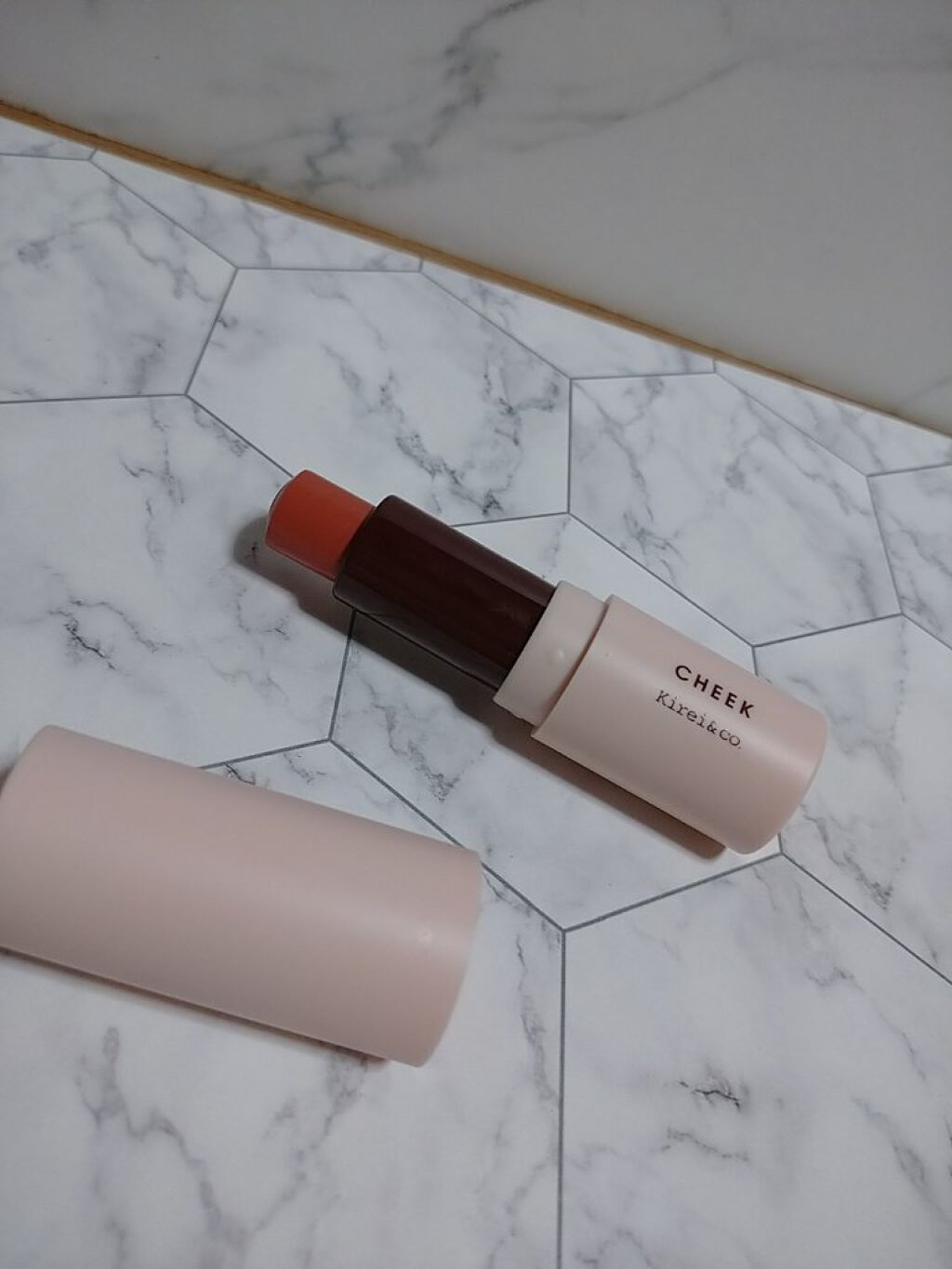 スティックチーク/Kirei&co./ジェル・クリームチークを使ったクチコミ（2枚目）