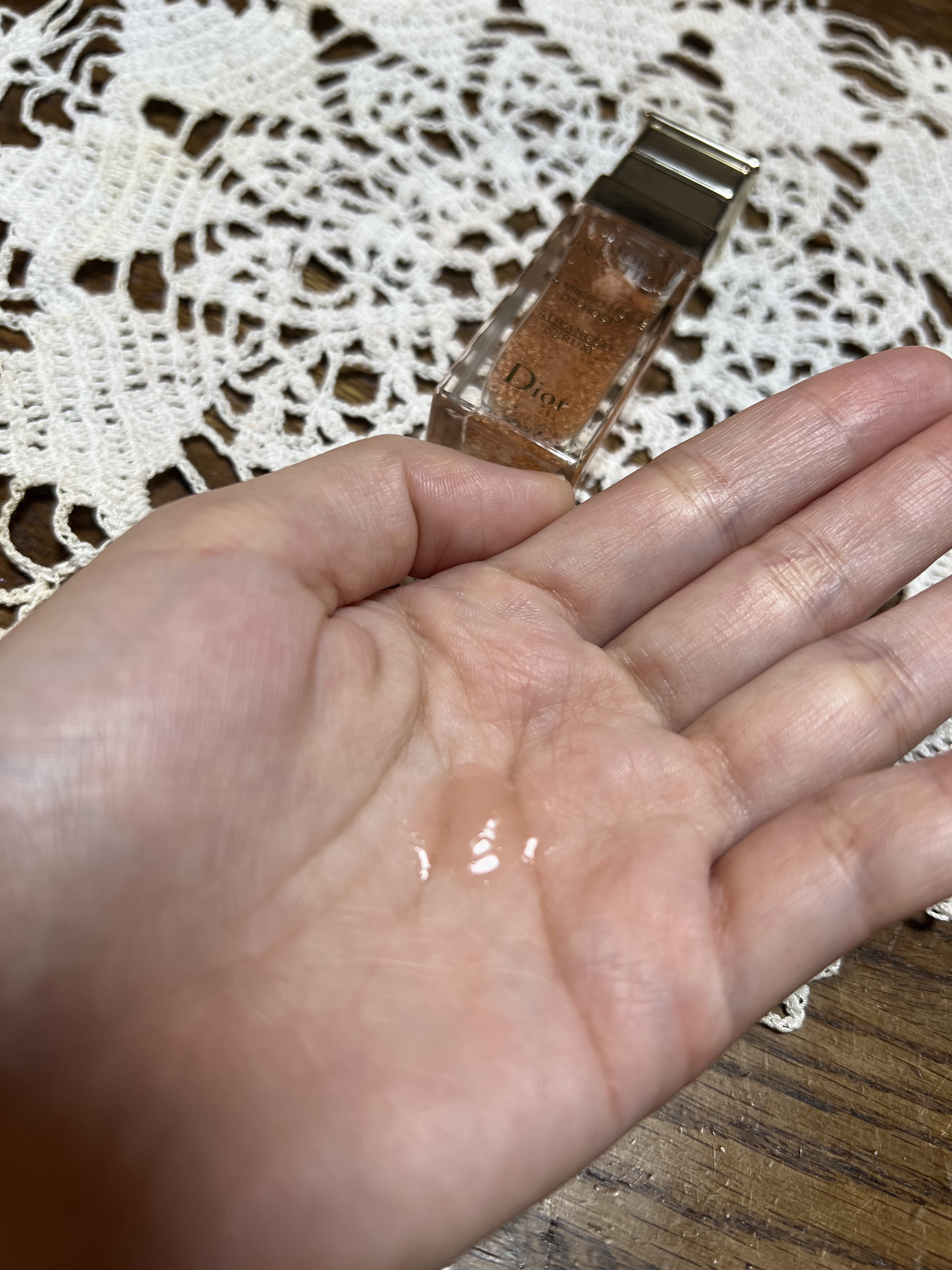 プレステージ マイクロ ユイル ド ローズ セラム/Dior/美容液を使ったクチコミ（2枚目）