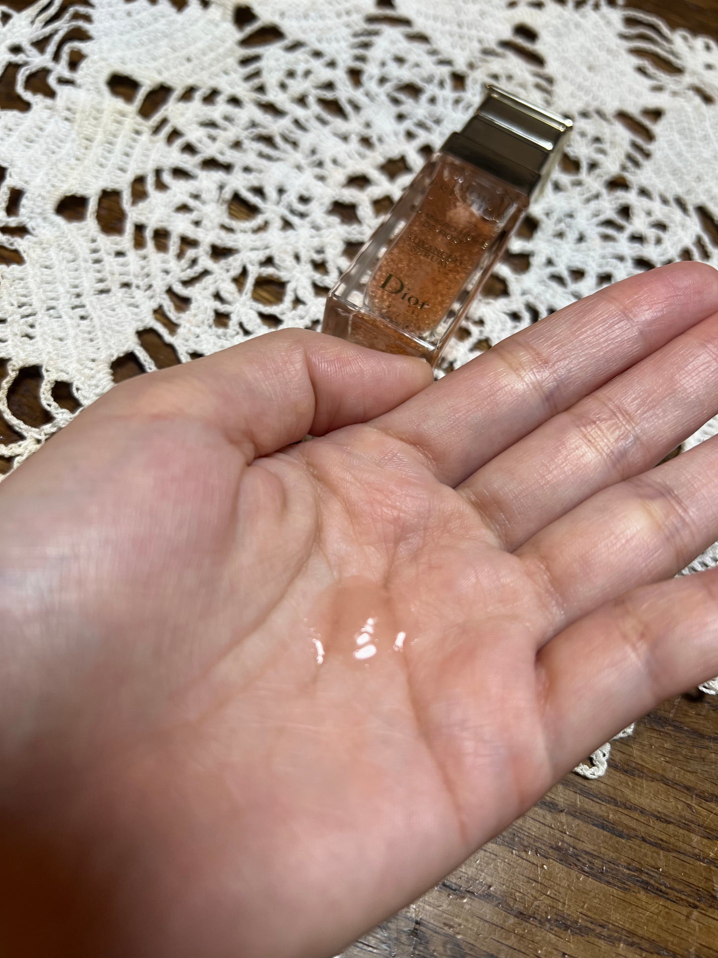 プレステージ マイクロ ユイル ド ローズ セラム/Dior/美容液を使ったクチコミ(2枚目)