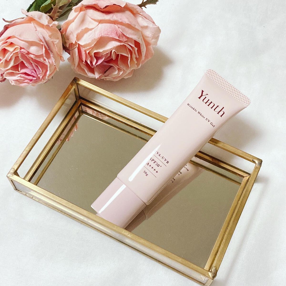 リンクル美白UVジェル /Yunth/日焼け止め・UVケアを使ったクチコミ（3枚目）