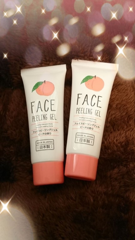 フェイスピーリングジェル ピーチの香り/DAISO/ピーリングを使ったクチコミ(1枚目)