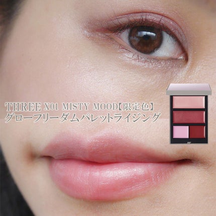 グローフリーダムパレットライジング/THREE/クリームハイライトを使ったクチコミ(1枚目)