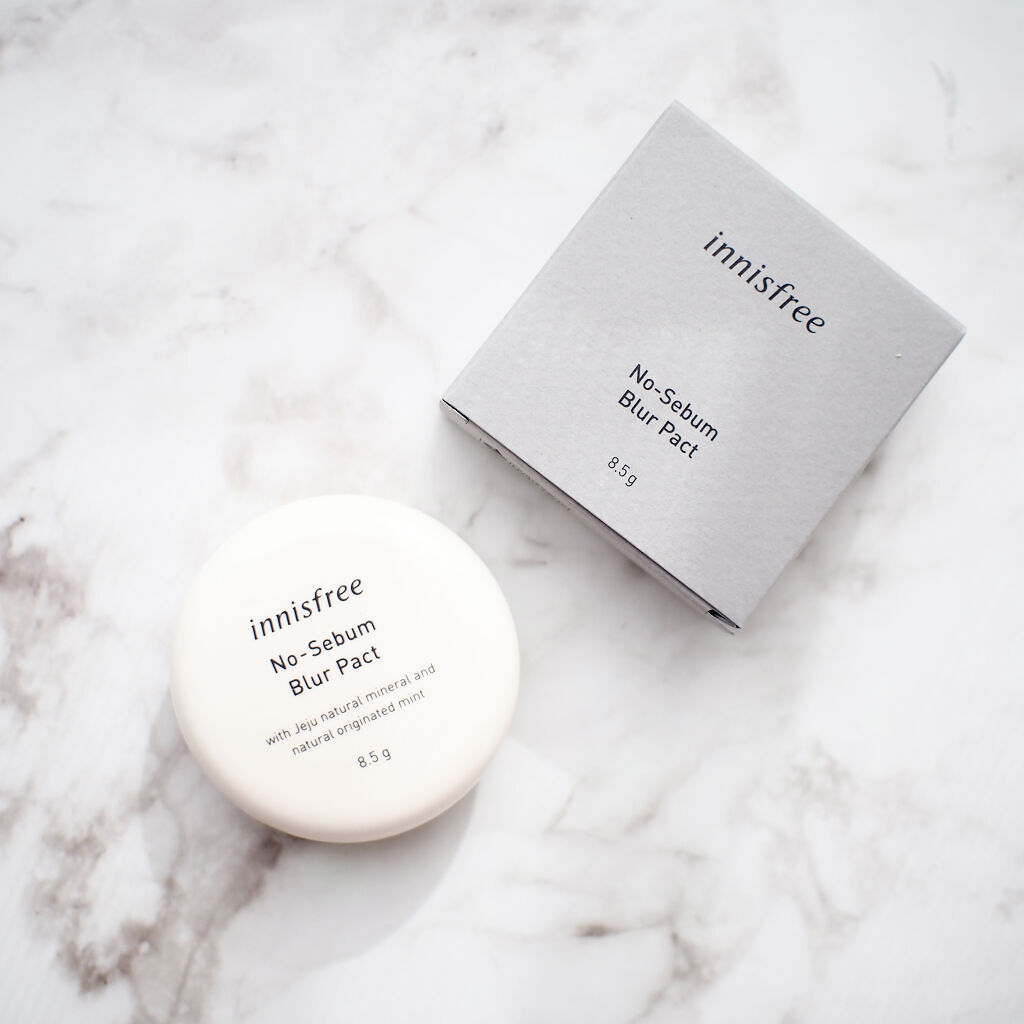 ノーセバム ブラーパクト/innisfree/プレストパウダーを使ったクチコミ（3枚目）