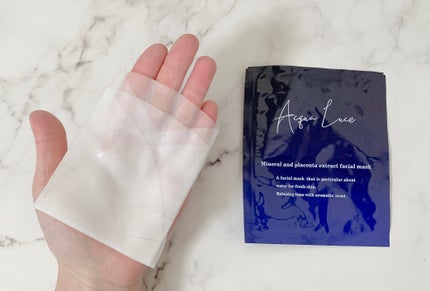 Acqua Luce フェイシャルマスク/日田天領水/シートマスク・パックを使ったクチコミ(4枚目)
