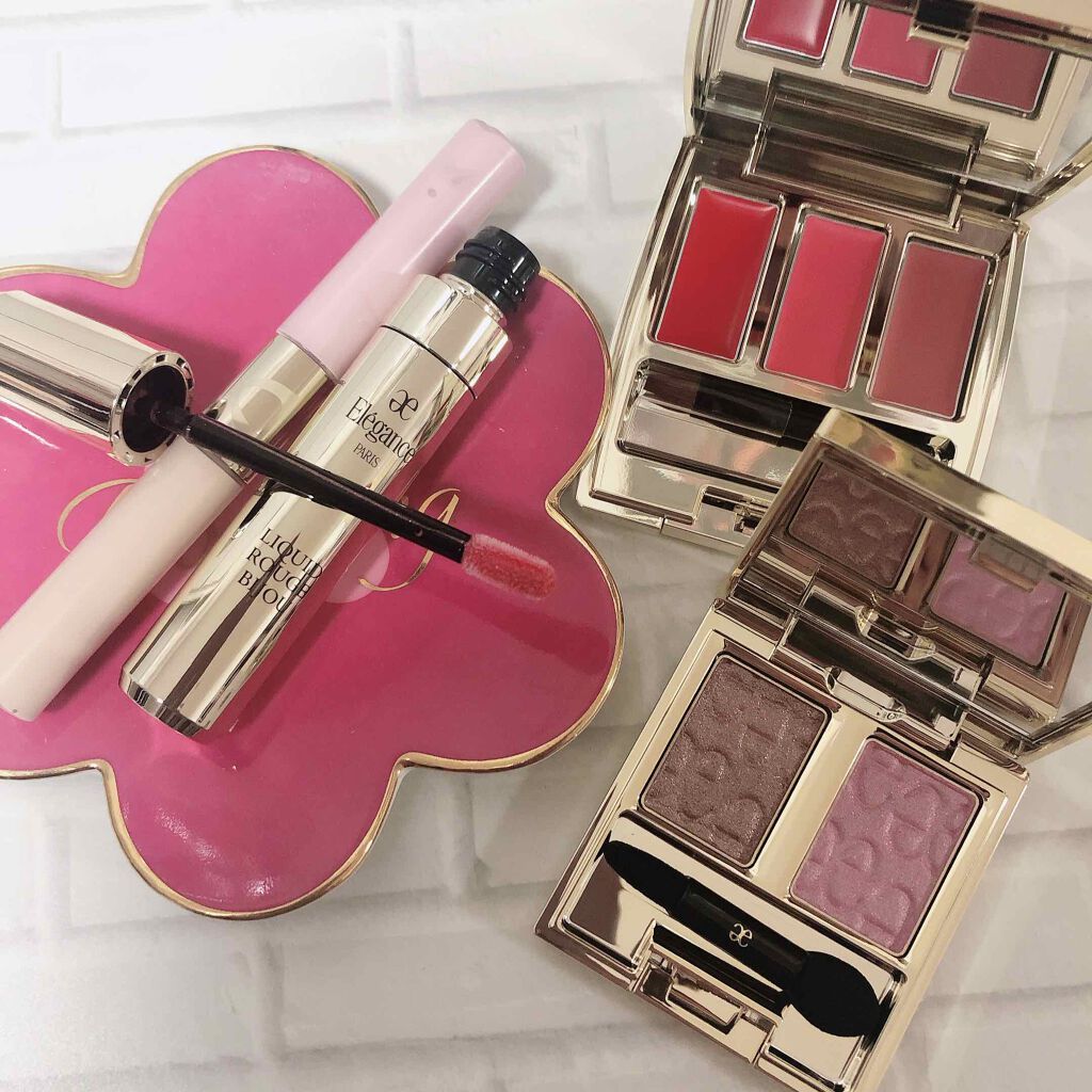 エレガンス リクイッド ルージュ ビジュー 12 ダスティピンク/Elégance/口紅を使ったクチコミ（1枚目）