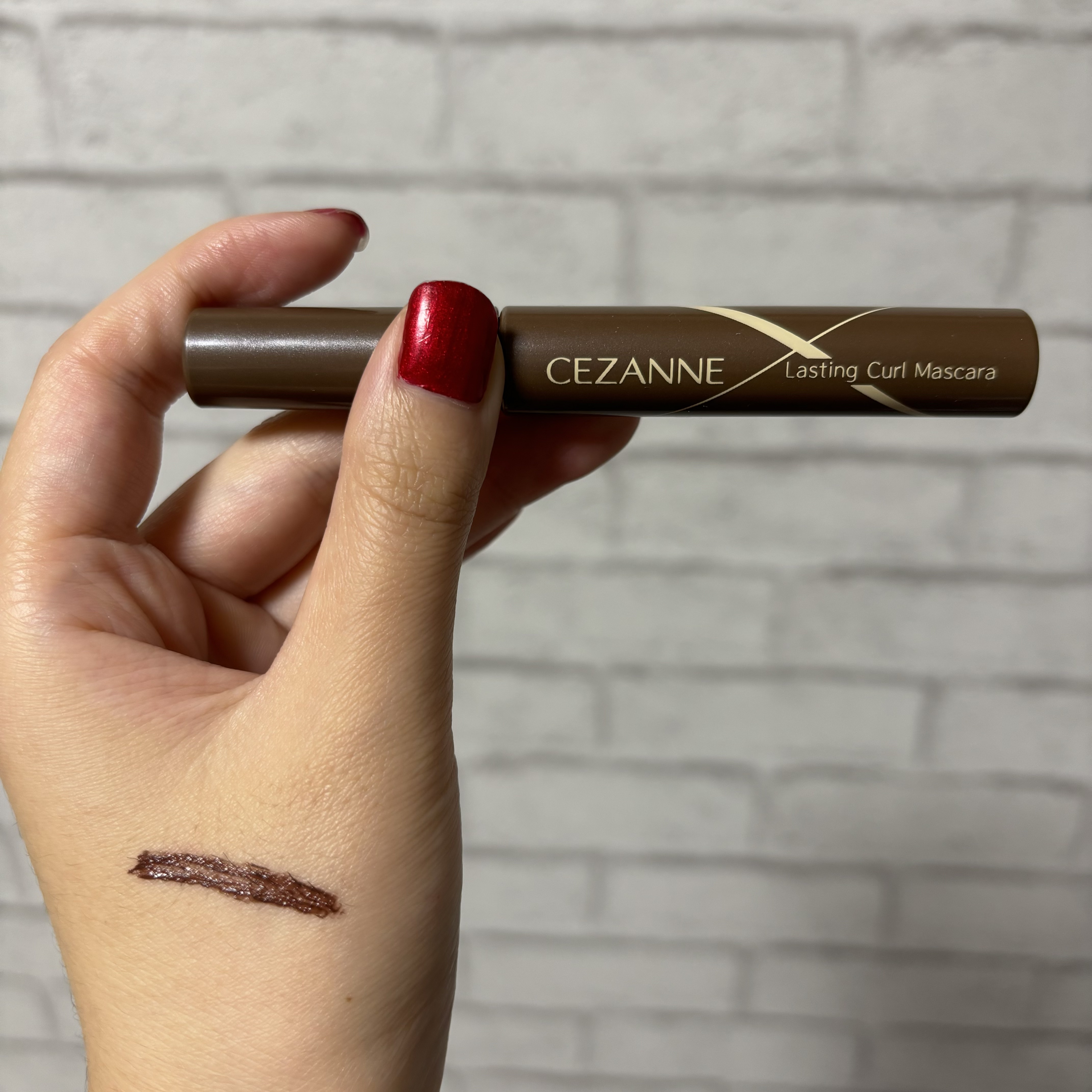 耐久カールマスカラ 02 ブラウン/CEZANNE/マスカラを使ったクチコミ（3枚目）