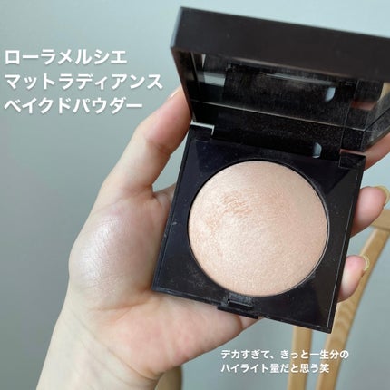 マットラディアンス ベイクドパウダー ハイライト01/ローラ メルシエ/パウダーハイライトを使ったクチコミ(3枚目)