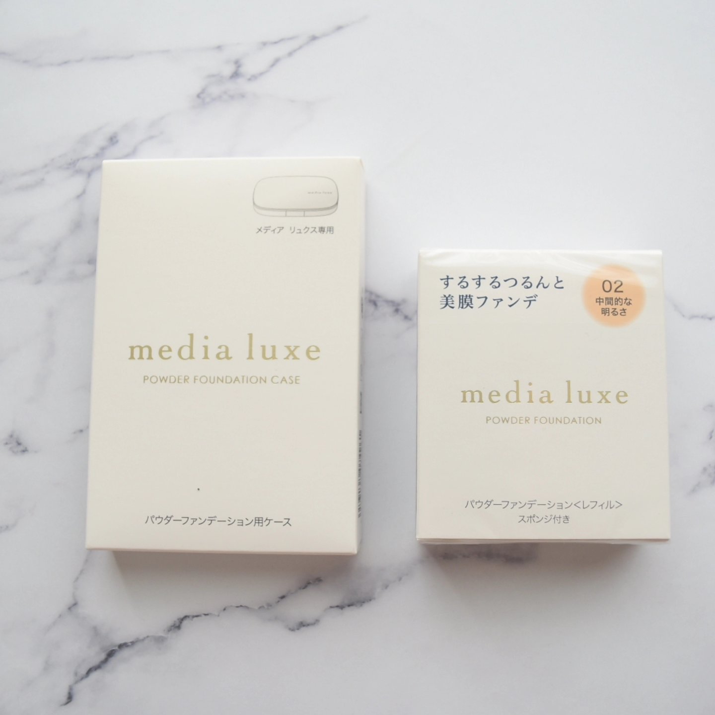 パウダーファンデーション/media luxe/パウダーファンデーションを使ったクチコミ（3枚目）