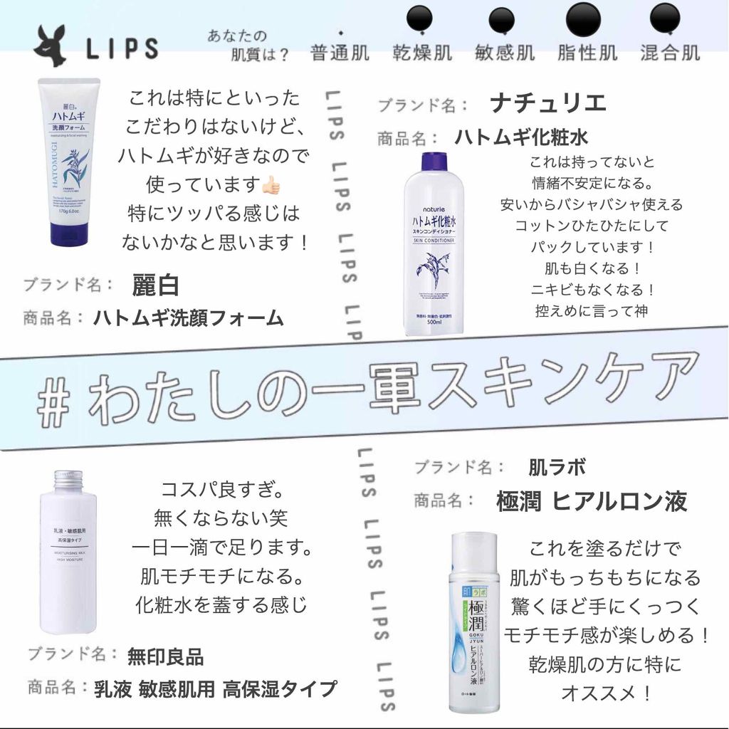 ハトムギ化粧水(ナチュリエ スキンコンディショナー R )/ナチュリエ/化粧水を使ったクチコミ(1枚目)