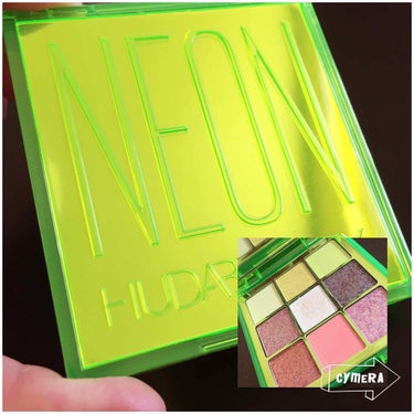 Neon Obsessions Pressed Pigment Palette/Huda Beauty/アイシャドウパレットを使ったクチコミ（1枚目）