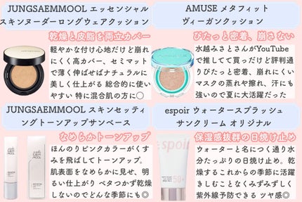 ジョンセンムル スキンヌーダーロングウェアクッション/JUNG SAEM MOOL/クッションファンデーションを使ったクチコミ(5枚目)
