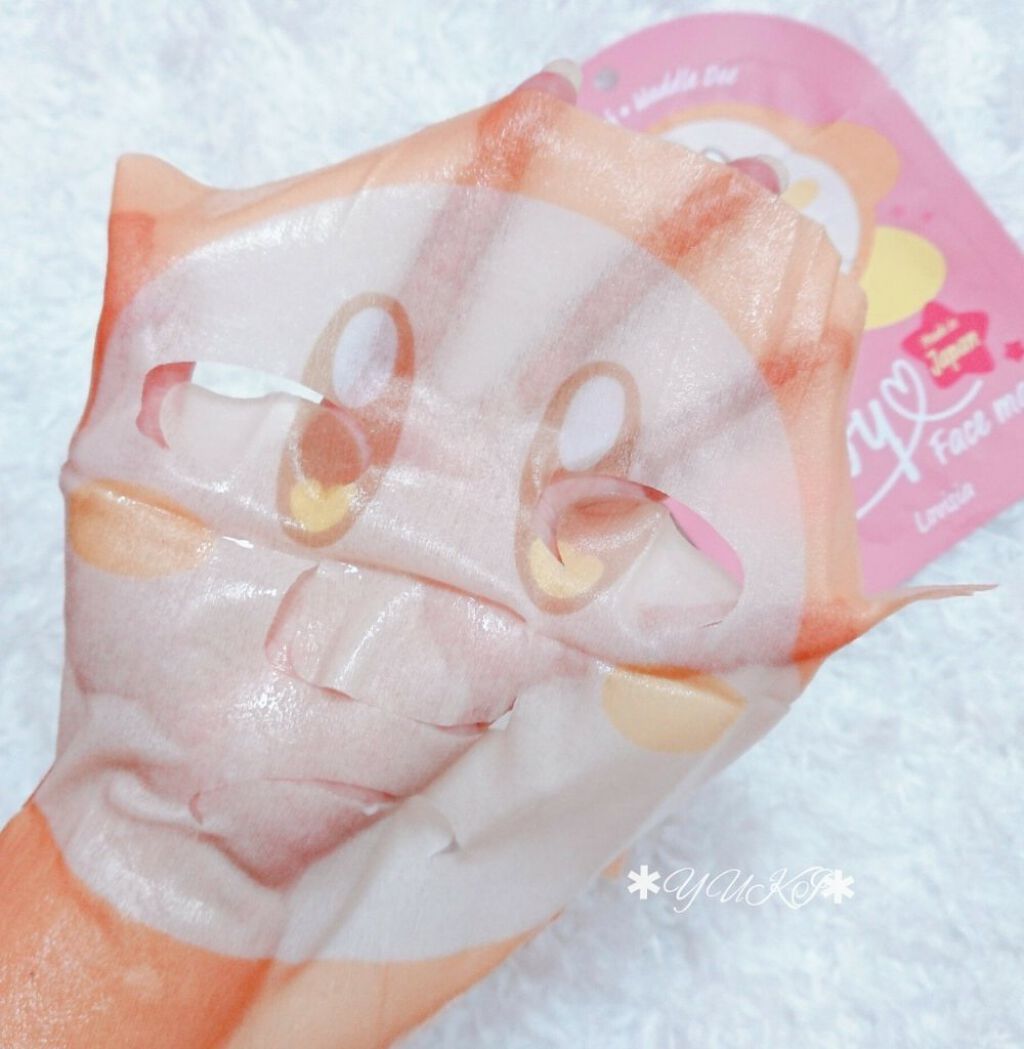 星のカービィフェイスマスク/ラヴィジア/シートマスク・パックを使ったクチコミ(4枚目)