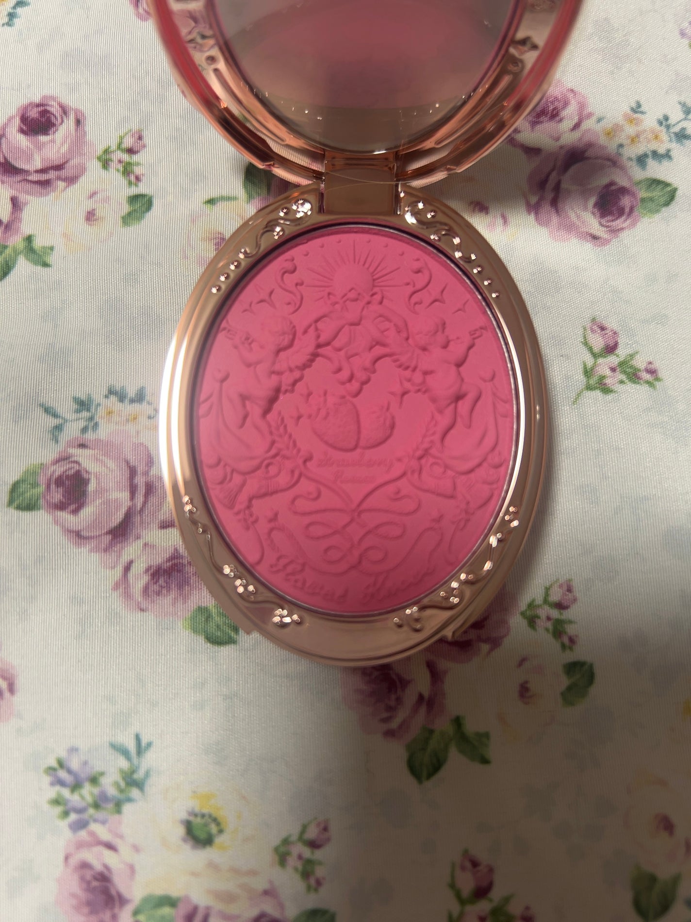 ストロベリーロココ チークブラッシュ/FlowerKnows/パウダーチークを使ったクチコミ(2枚目)