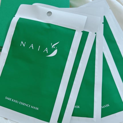 酒粕フェイスマスク 7枚入り(個包装)/NAIA/シートマスク・パックを使ったクチコミ(2枚目)