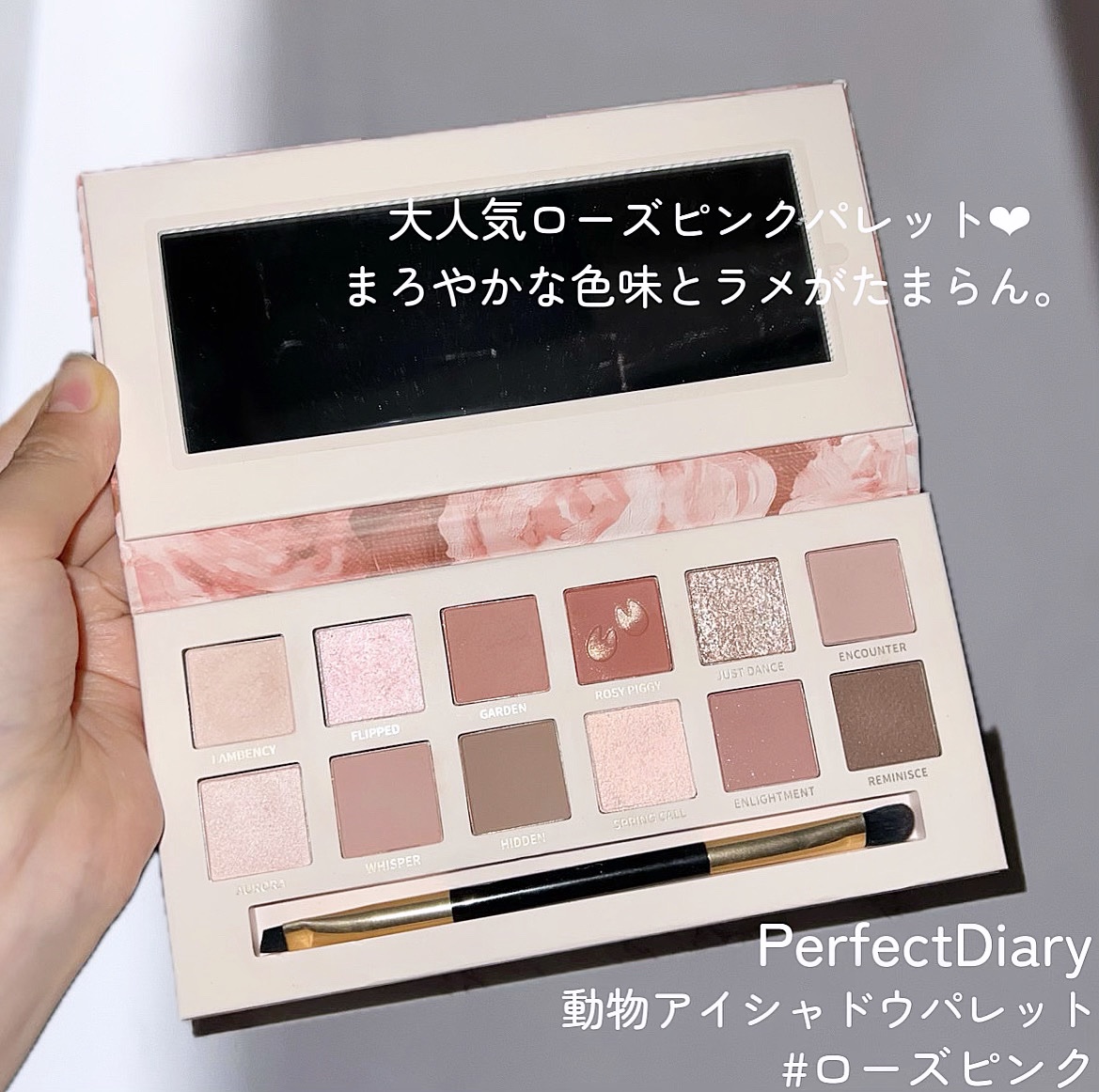 エクスプローラ12色 動物アイシャドウパレット/PERFECT DIARY/アイシャドウパレットを使ったクチコミ（2枚目）