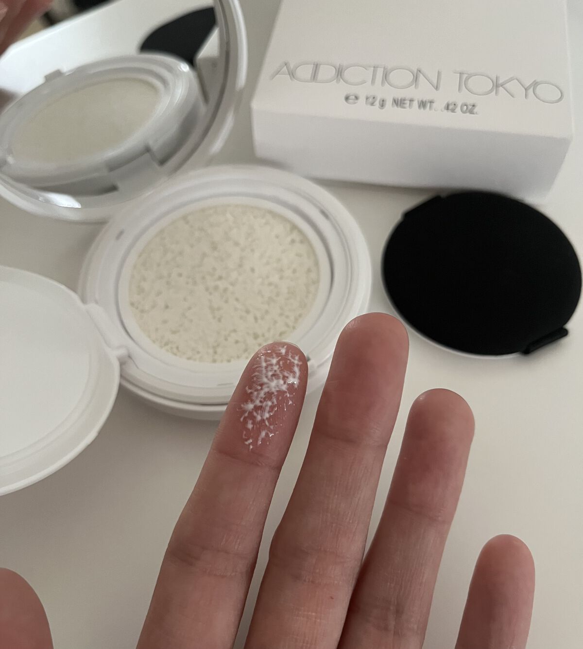 アディクション スキンケアUV タッチアップ クッション/ADDICTION/クッションファンデーションを使ったクチコミ（2枚目）