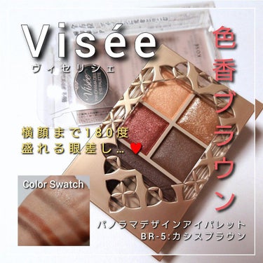 パノラマデザイン アイパレット/Visée/パウダーアイシャドウを使ったクチコミ（1枚目）