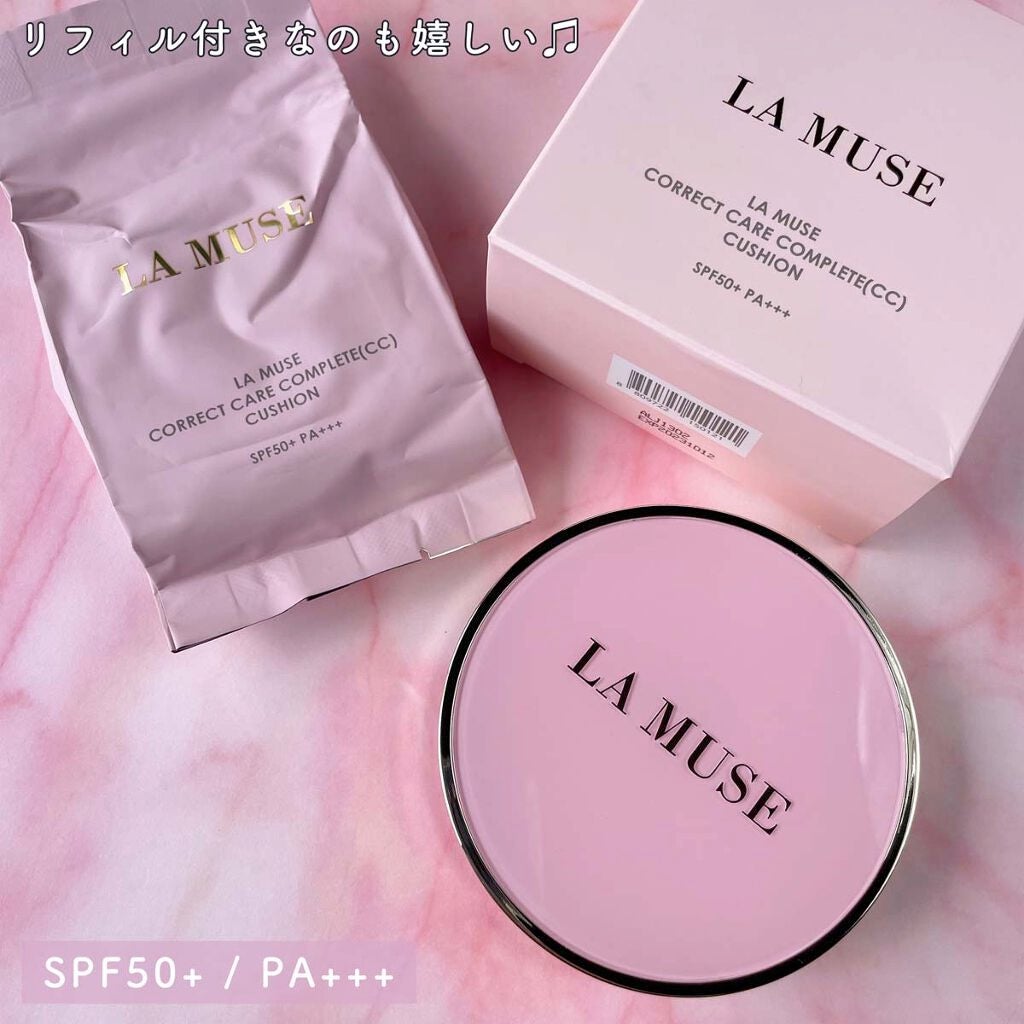 CORRECT CARE COMPLETE CC CUSHION/ラミューズ/クッションファンデーションを使ったクチコミ(8枚目)