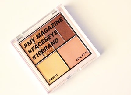 16 MY MAGAZINE/16BRAND/アイシャドウパレットを使ったクチコミ(1枚目)