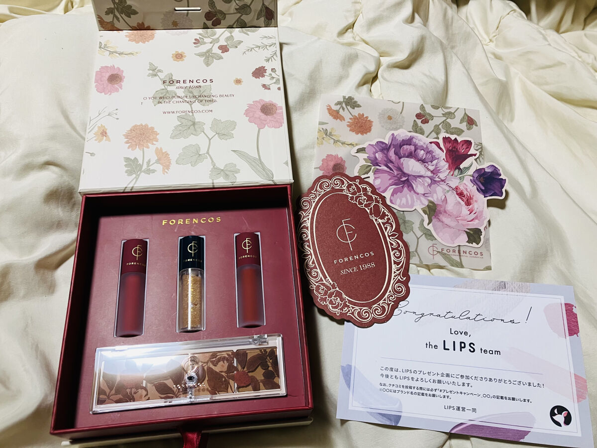 ヴィンテージフラワーガーデンセット/フォレンコス/メイクアップキットを使ったクチコミ（1枚目）