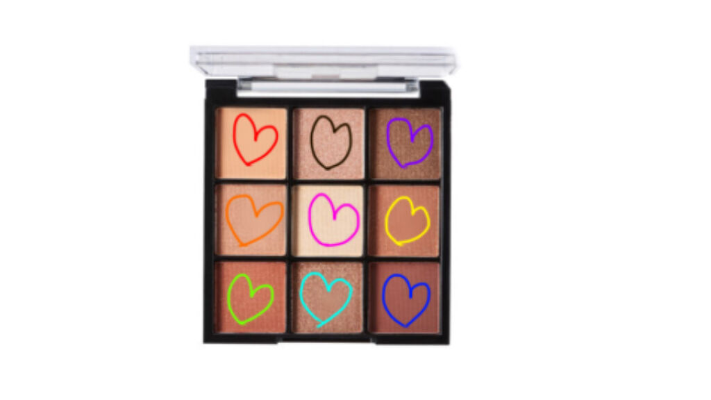 UR GLAM　BLOOMING EYE COLOR PALETTE/U R GLAM/アイシャドウパレットを使ったクチコミ（3枚目）