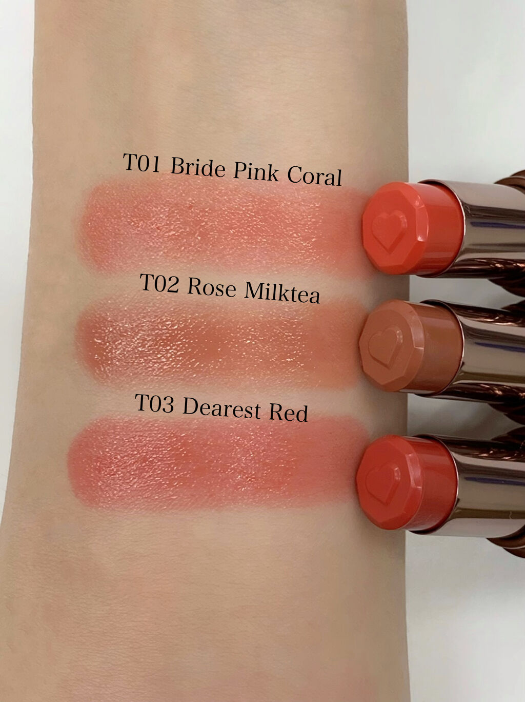 メルティールミナスルージュ（ティントタイプ）/キャンメイク/リップティントを使ったクチコミ（2枚目）